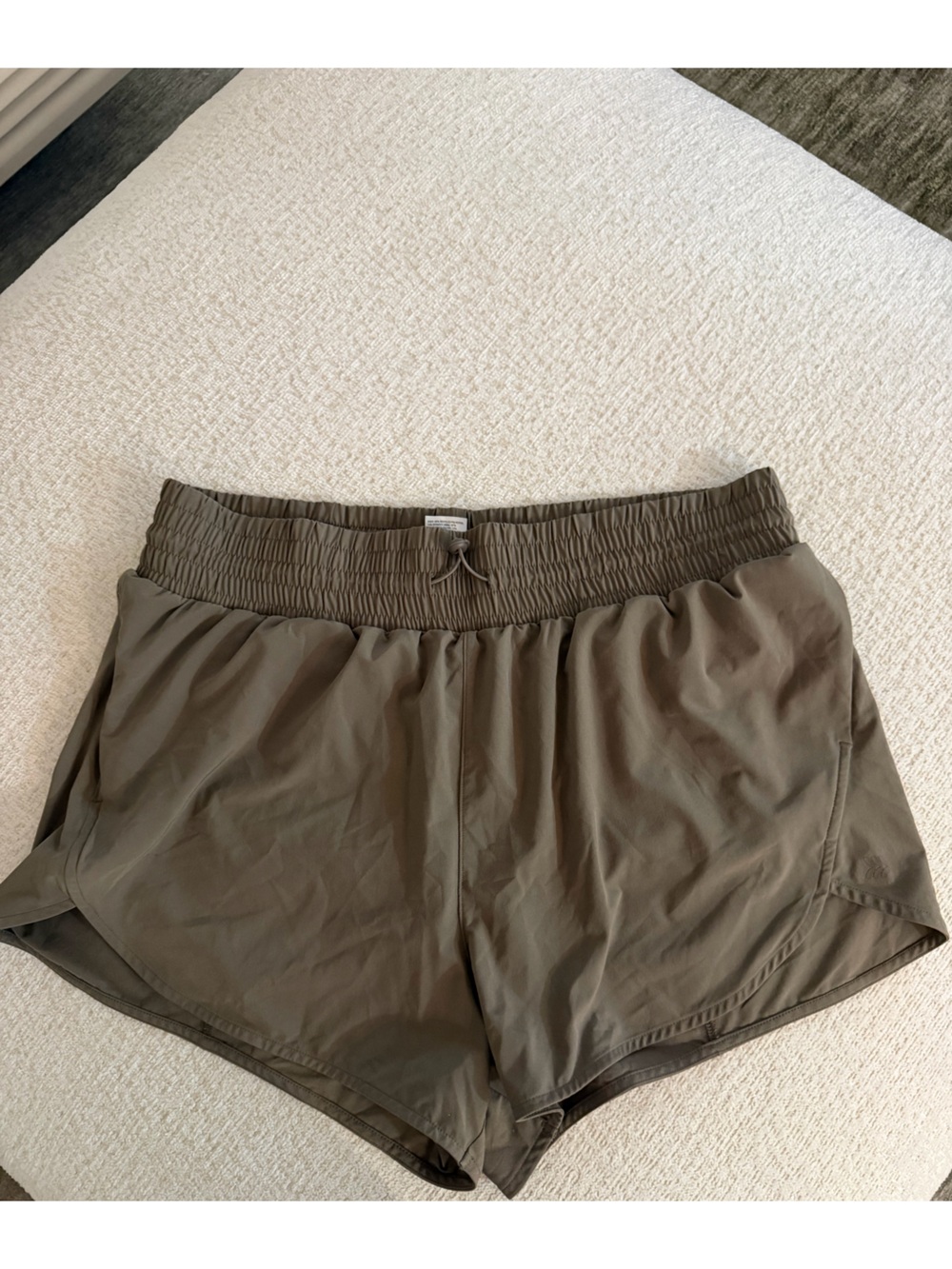 all in motion Olive Athletic Shorts with Drawstring Waist